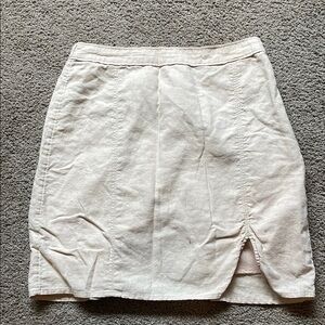 Abercrombie & Fitch Cream Mini Skirt